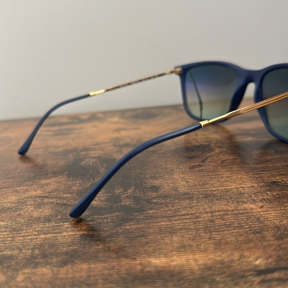 Ray-Ban Navy Blue Frame Black Lens Cat Eye Sunglasses main image 11